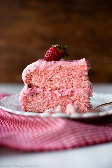 sally's baking addiction strawberry cake